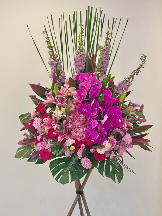 GO 2002 蝴蝶蘭喜慶花籃