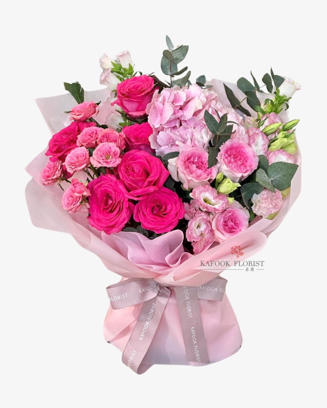 BQ 2040 繡球玫瑰花束