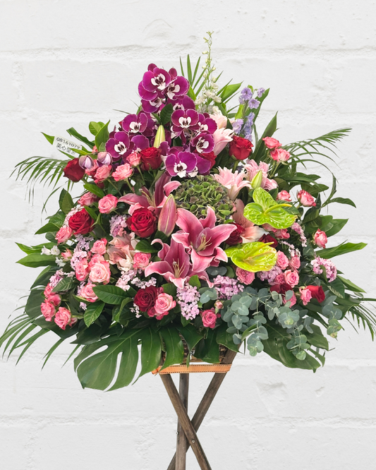 GO 2019 蝴蝶蘭喜慶花籃