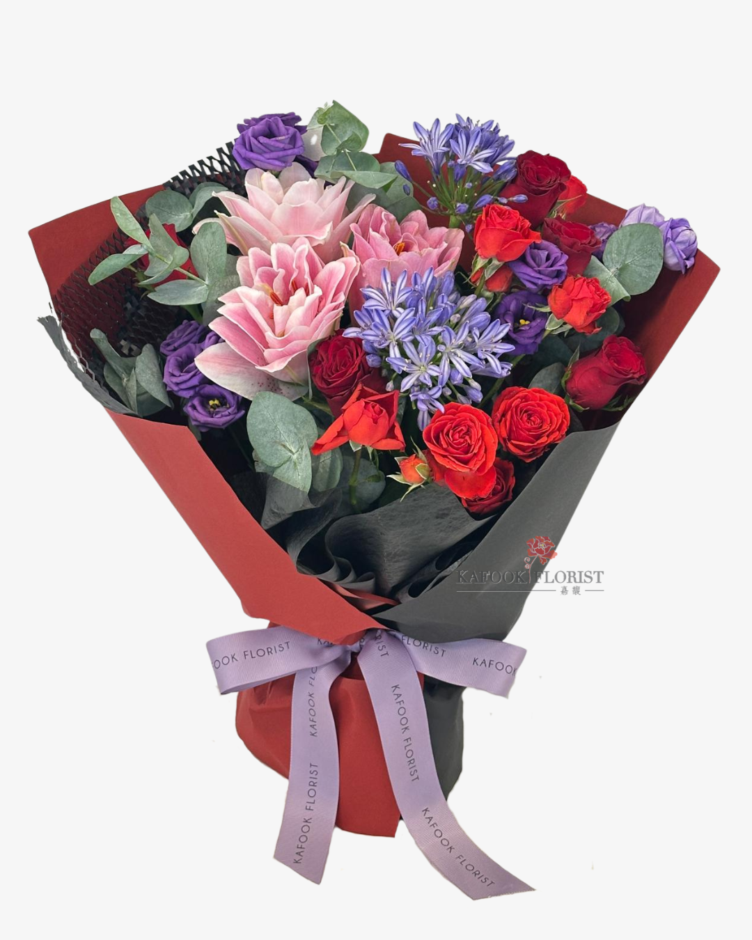 BQ 2062 百合玫瑰花束