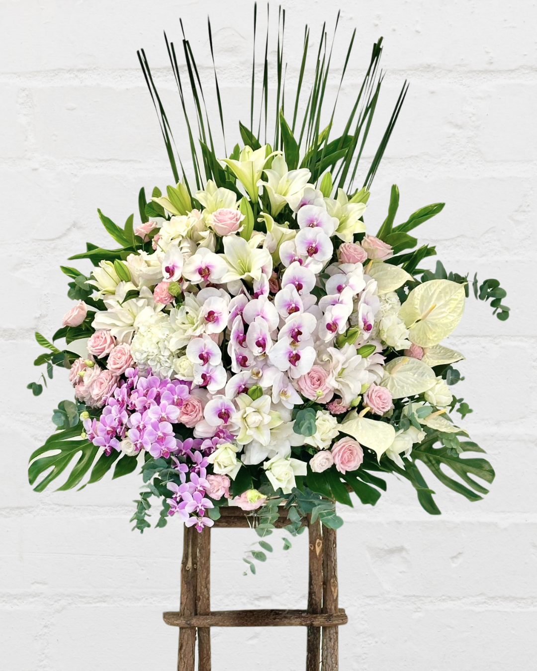 FF 2009 蝴蝶蘭悼念花籃