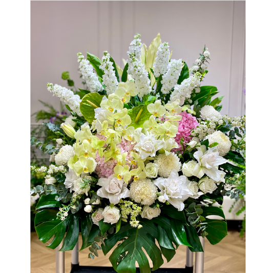 FF 1028 蝴蝶蘭悼念花籃