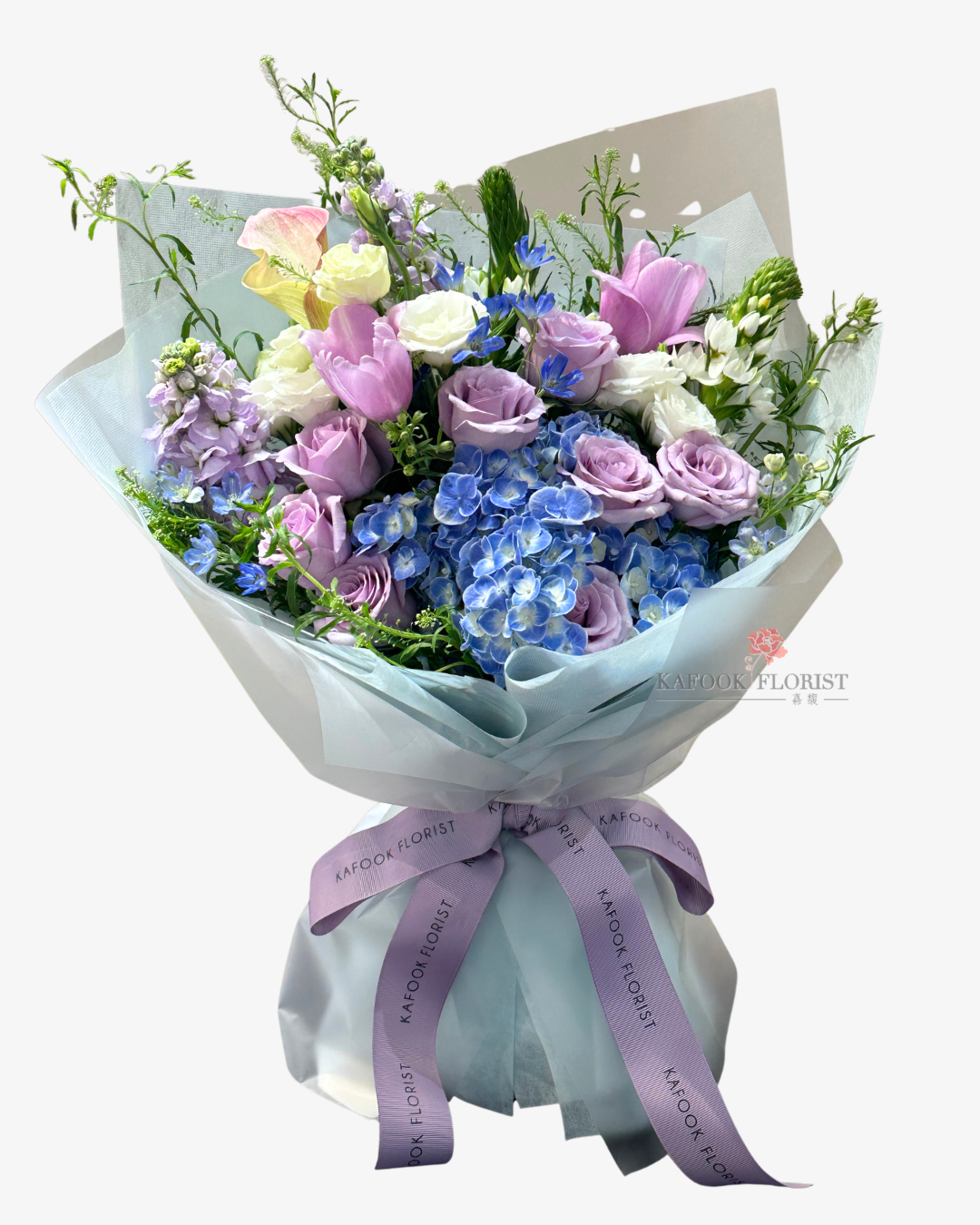 BQ 2110 繡球玫瑰花束