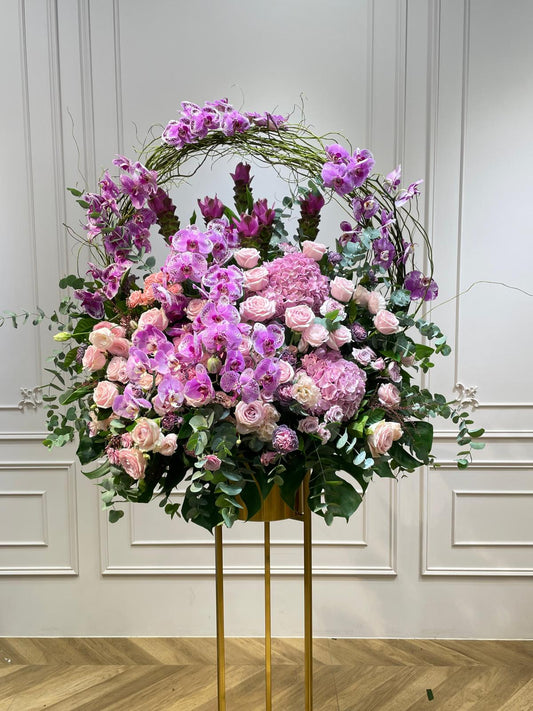 GO 2008 蝴蝶蘭喜慶花籃