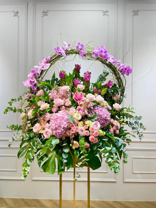 GO 2010 蝴蝶蘭喜慶花籃