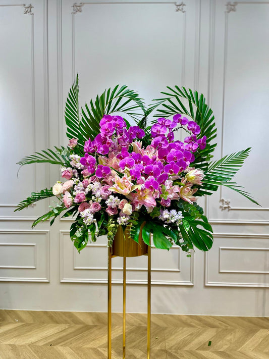 GO 2011 蝴蝶蘭喜慶花籃