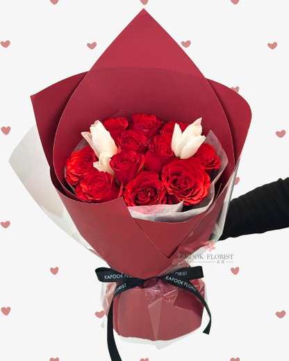 BQ 2104 情人節精選 一心一意 （11支玫瑰）