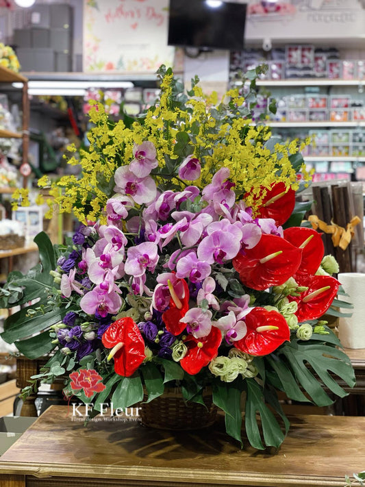 GO 1014 蝴蝶蘭喜慶花籃