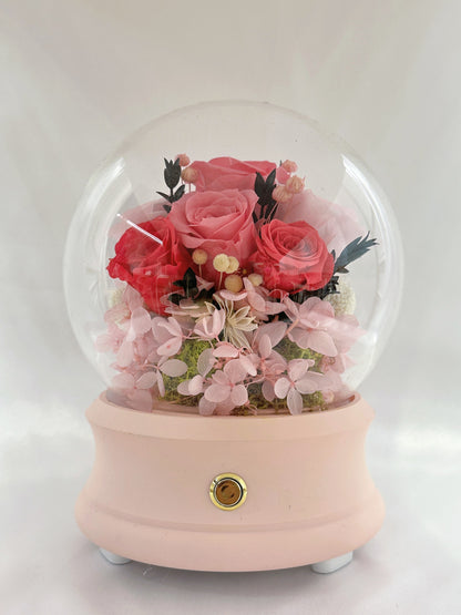 FG 101 保鮮花藍牙音箱款 粉紅色系